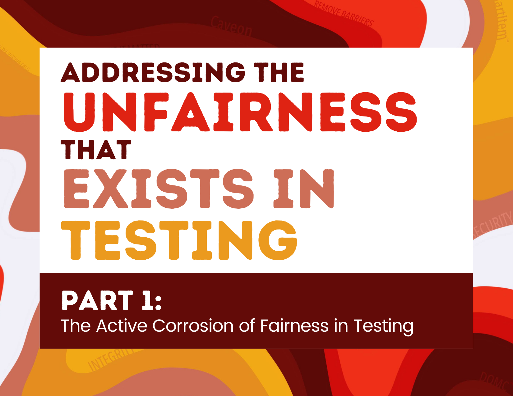 Addressing unfairness and cheating in exams